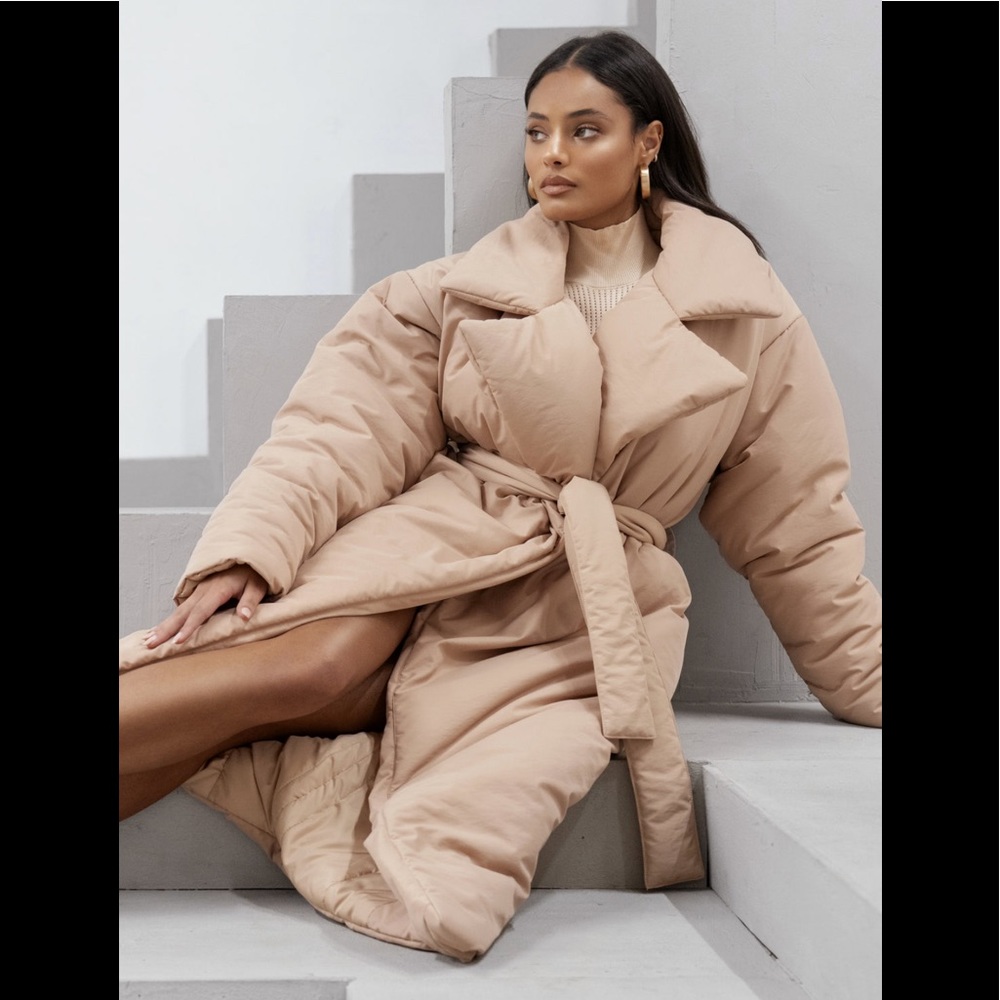 ISO🙏🏻🙏🏻🙏🏻🙏🏻 JLUXLABEL Tan LIMITLESS PUFFER JACKET S